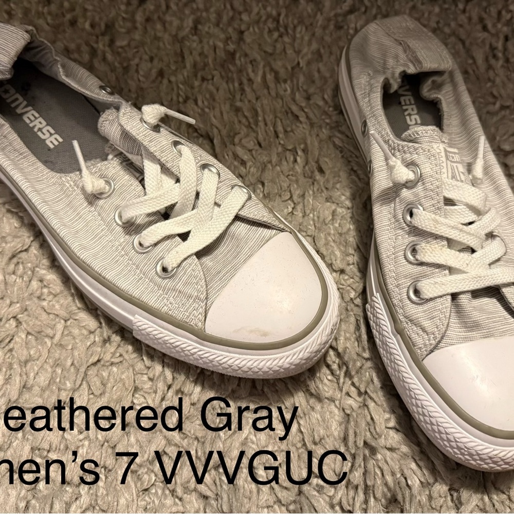 Converse Gray Sneakers women’s 7